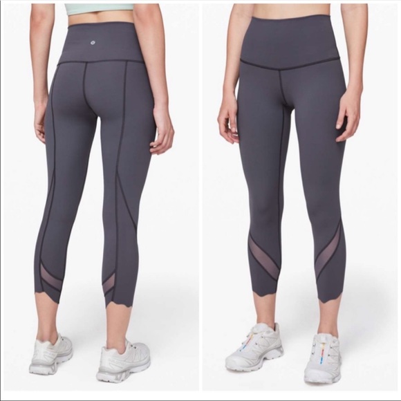 lululemon athletica Pants - Lululemon scalloped leggings size 6